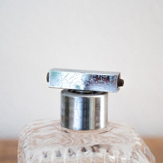 Image 1 of Vintage 1960s Crystal Glass Perfume Bottle