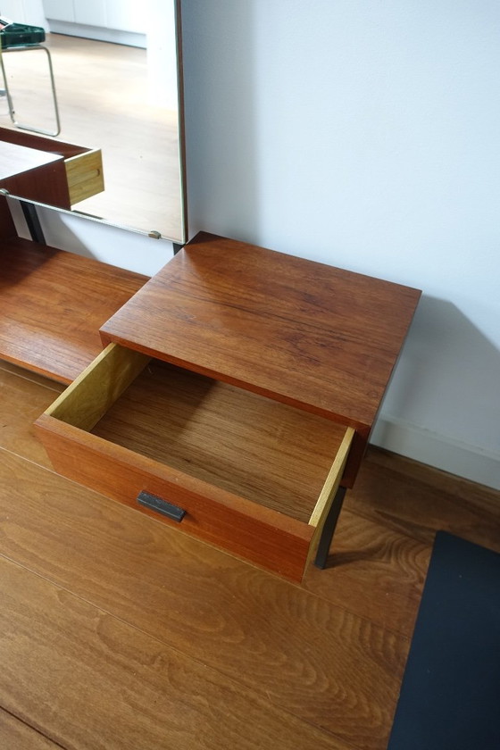 Image 1 of Espejo moderno de mediados de siglo Kuperus Almelo en estilo Pastoe Braakman.