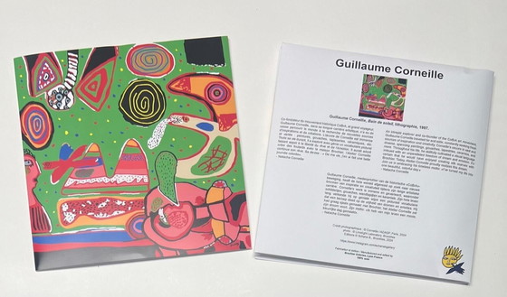 Image 1 of Guillaume Corneille Bain De Soleil Grand Carré De Soie Soieries Brochier 140x140 CM