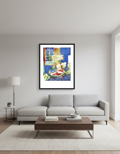Matisse, Henri - Petit Intérieur Bleu - Offset couleur - Tirage d'art