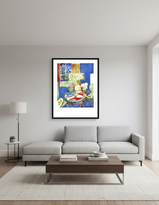 Image 1 of Matisse, Henri - Petit Intérieur Bleu - Offset couleur - Tirage d'art