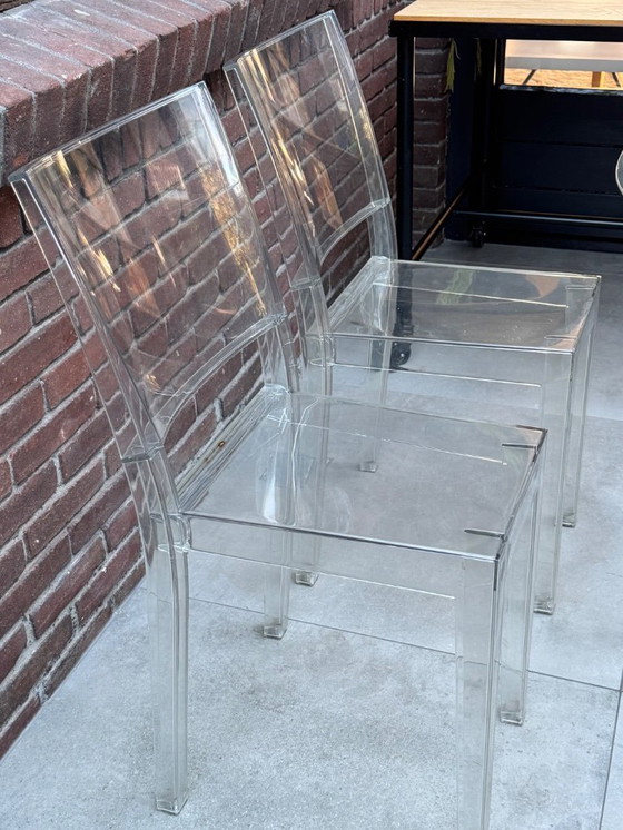 Image 1 of 4 Philippe Starck Kartell, sedie La Marie, trasparenti