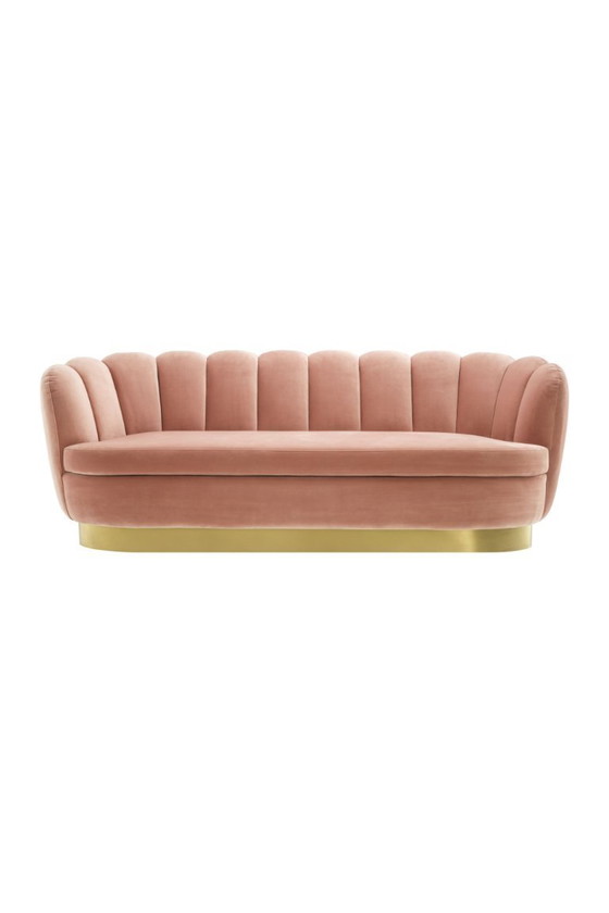 Image 1 of Eichholz sofa Mirage in Savona Dusty pink Velvet