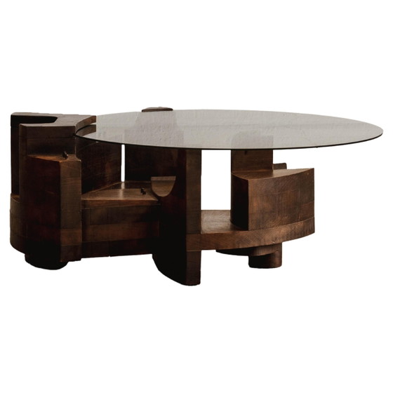 Nucci Valsecchi Mod. 3000D Couchtisch für TURA Milano 1970 – Couchtische, Wood (photo 4 of 27)