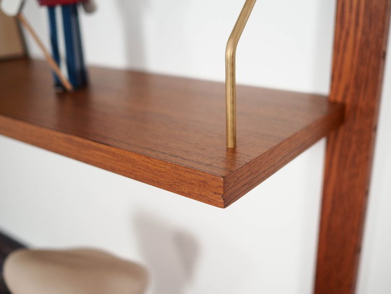 Image 1 of Teak modular bookcase PS System, Danish design, 1960s, manufactured by Randers Møbelfabrik