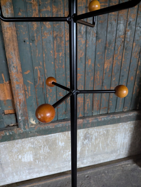 Image 1 of Appendiabiti vintage - metallo/faggio