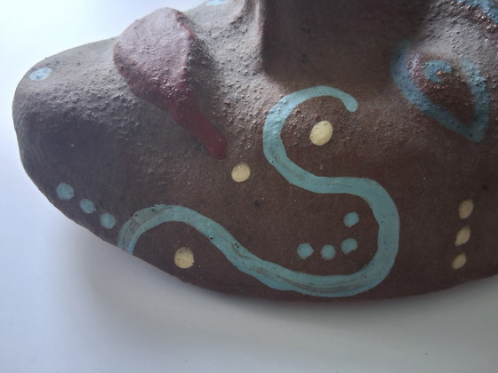 Image 1 of Death mask,ceramic