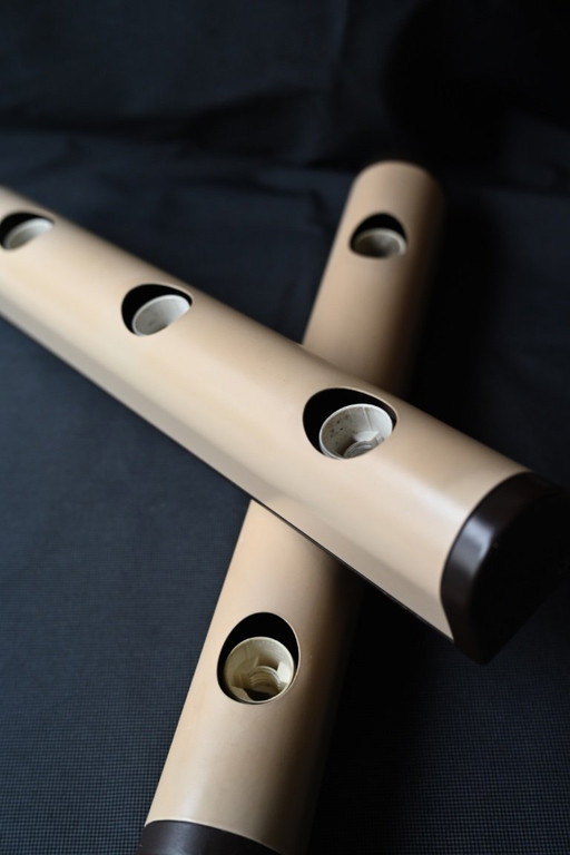 Vintage mirror lamps - Theater make up lamps