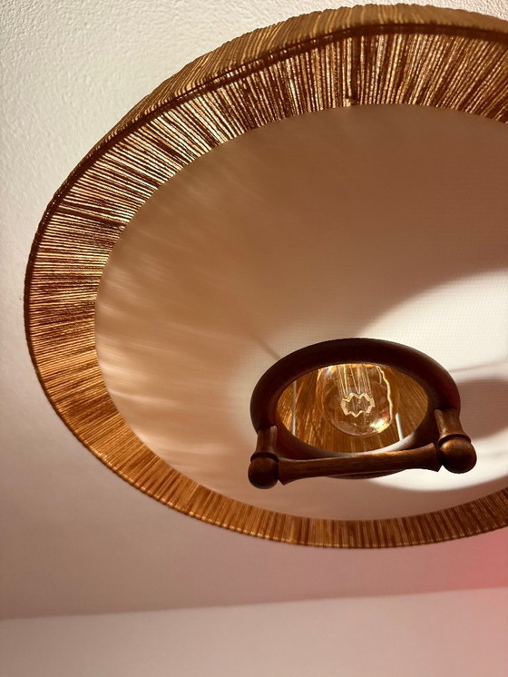 Image 1 of Gezähmte Raffia-Deckenleuchte