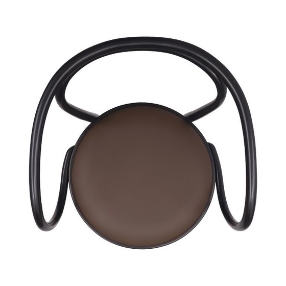 Image 1 of THONET 209 P | Ledersitz Braun Bugholz Schwarz | Stuhl