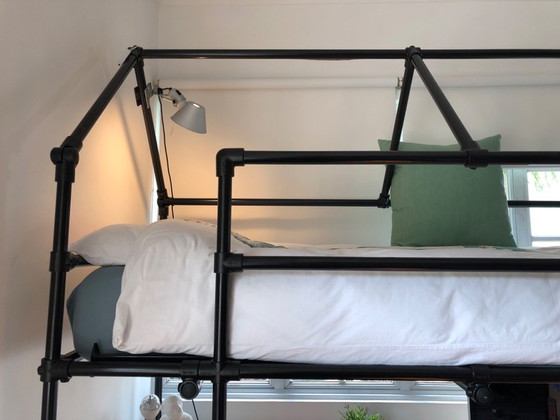 Image 1 of Steigerbuis hoogslaper (matras 80x200) zwart