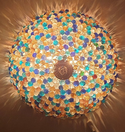 Grande lampada da soffitto in vetro di Murano a forma di uva (37 cm) – plafondlampen, Glass, Metal (photo 2 of 30)
