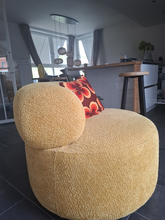 Joli Fauteuil Pivotant Jaune de Zuiver – Tweed, Plastic (photo 2 of 6)