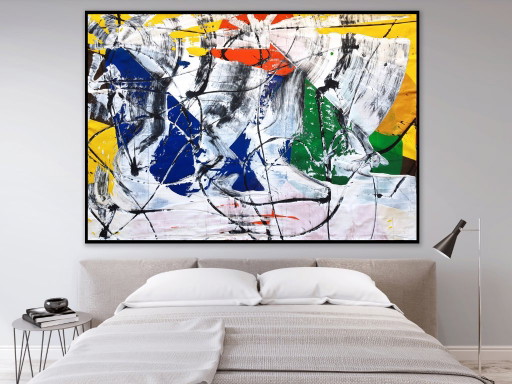 Océano Atlántico agitado - XXL – schilderijen tekeningen, Canvas