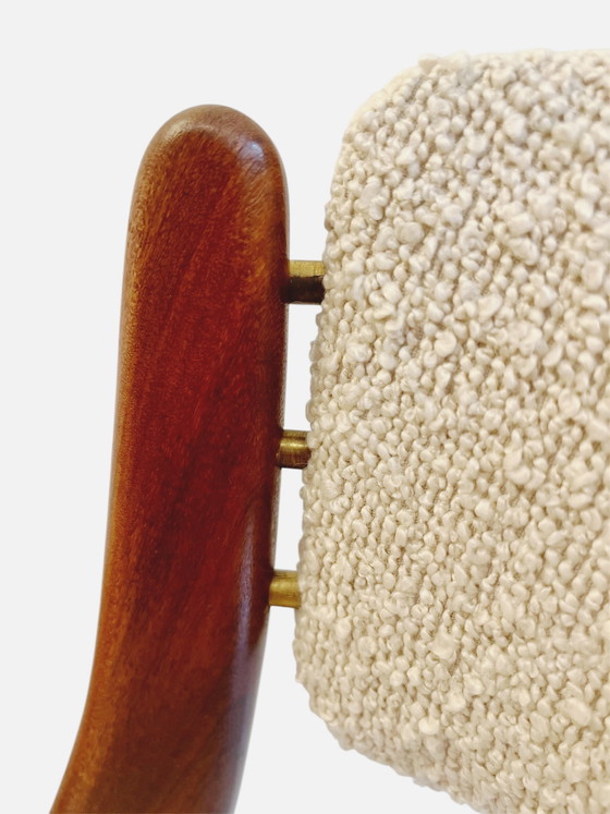 Image 1 of 4x Louis van Teeffelen Silla ASKA sillas de comedor bouclé