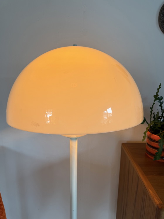 Vintage ‘Trixel’ Mushroom Vloerlamp, Lyfa Denemarken ‘70 – Vloerlampen, Metal, Plastic (photo 10 of 13)