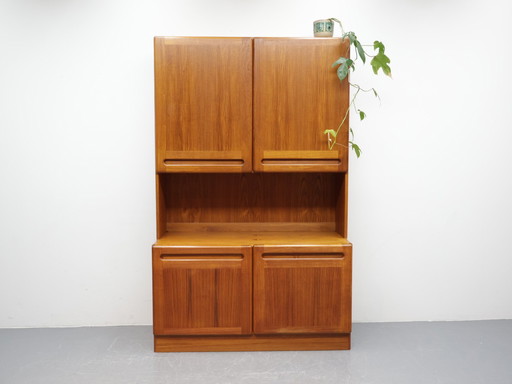 Deense wandmeubel | Teak | Jaren 80 