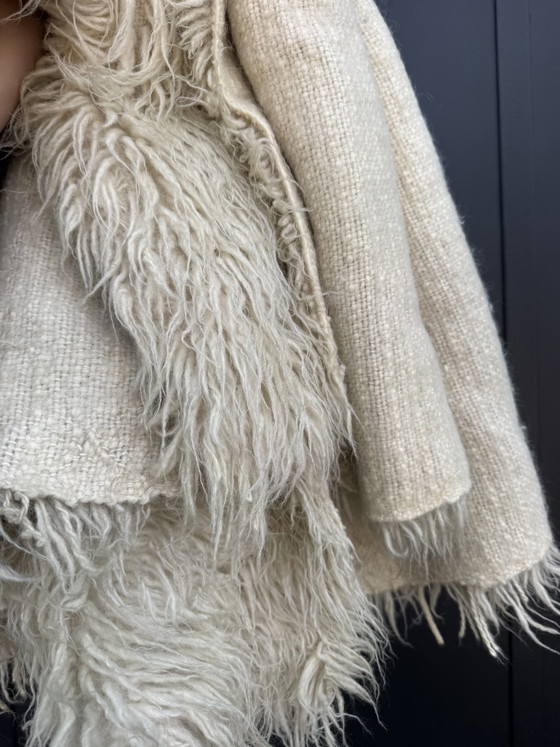 Groot Scandinavisch wollen tapijt van Rya, jaren 60 – Vloerkleden en tapijten, Wool (photo 7 of 15)