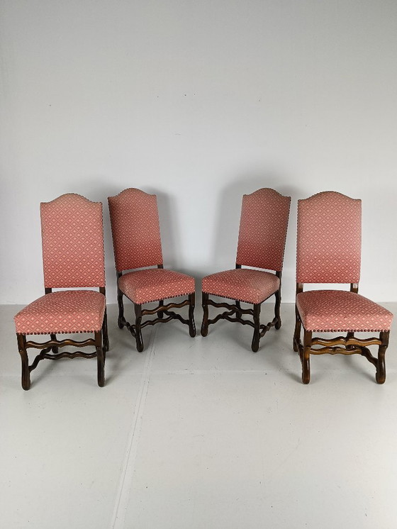 Image 1 of Sedie da pranzo Os De Mouton in faggio (set di 4)