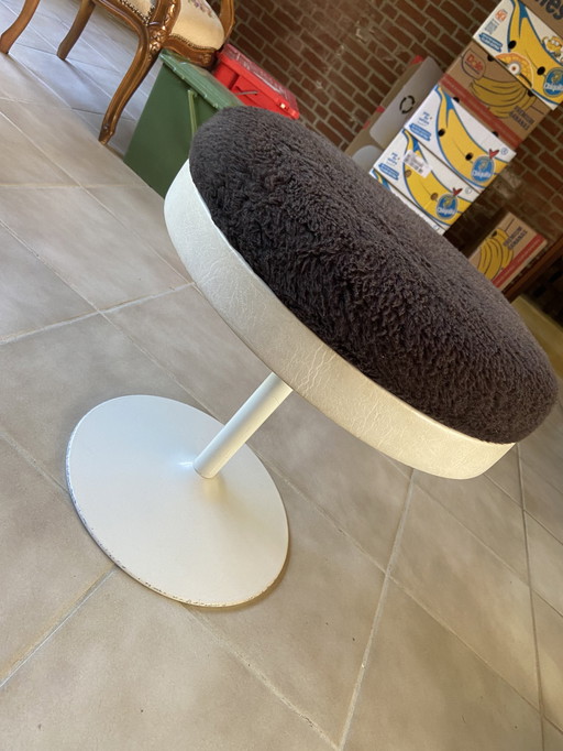 Vintage Tulip Stool Footstool Space Age Stool