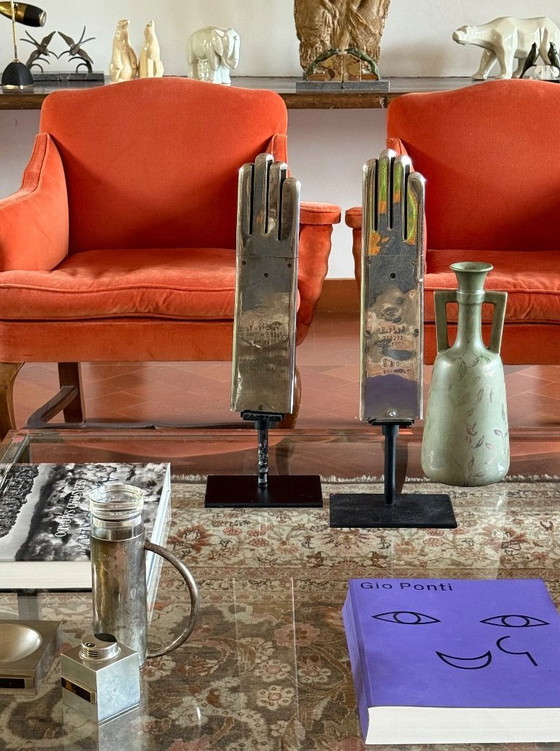 Image 1 of Coppia di scaldaguanti, Hilaire et Cie Grenoble Francia anni '40