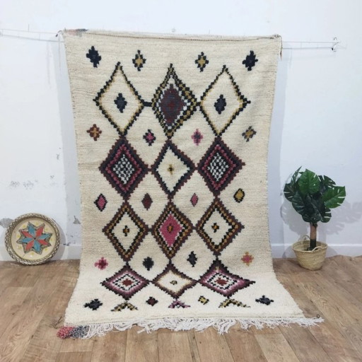 Azilal Berber Unic Rug Wool – Handwoven in Morocco (240 × 145 cm)