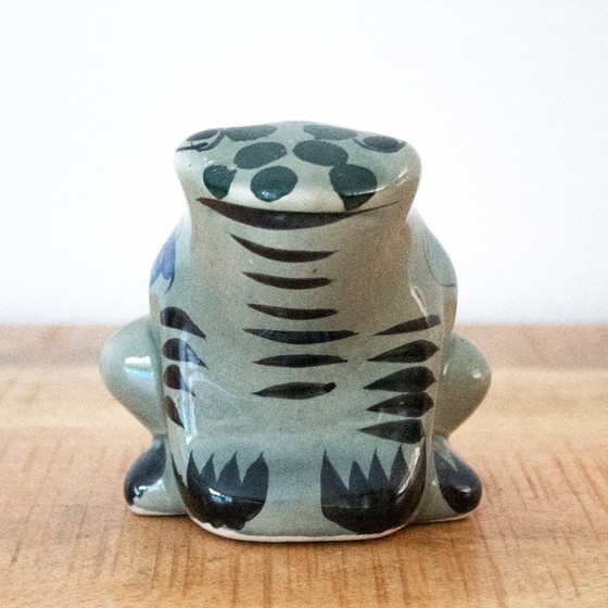 Statuetta Rana in Ceramica Tonala: Arte Popolare Messicana Vintage – Oggetti decorativi (photo 2 of 9)