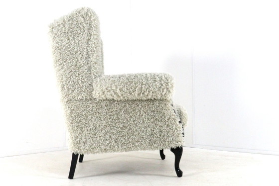 Image 1 of Fauteuil groot harig doodly volledig gerestaureerd