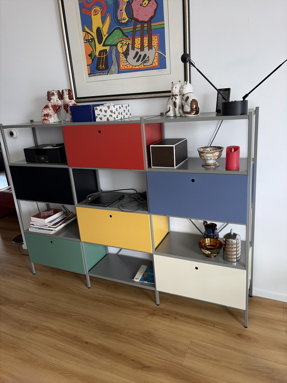 Gispen Dressoir Door Rietveld – Wandrek, Metal, Wood (photo 4 of 5)