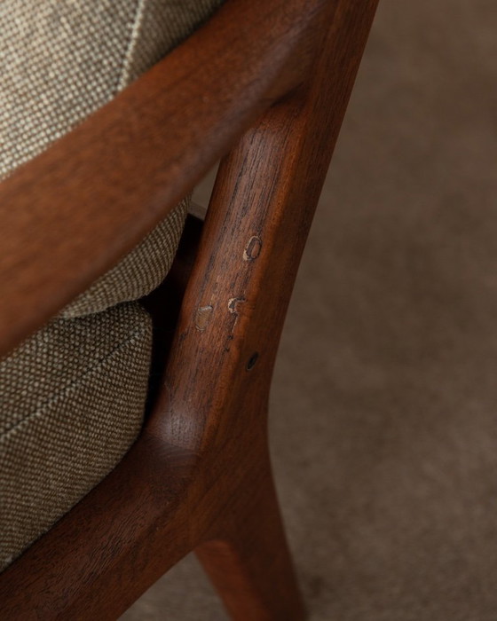 Image 1 of Canapé deux places Senator vintage par Ole Wanscher pour Cado | Structure en teck danois | Revêtement d'origine | Années 1960