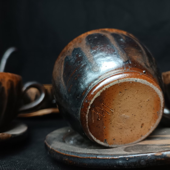 Image 1 of Service à Thé du Céramiste Belge Marcellus Aubry