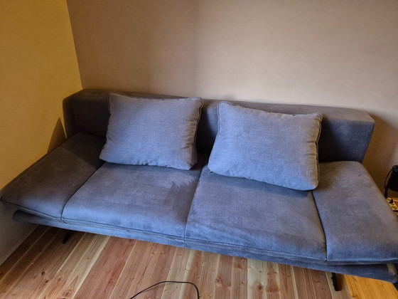 Image 1 of Sofá cama “Mona” con caja de almacenamiento y cojines.