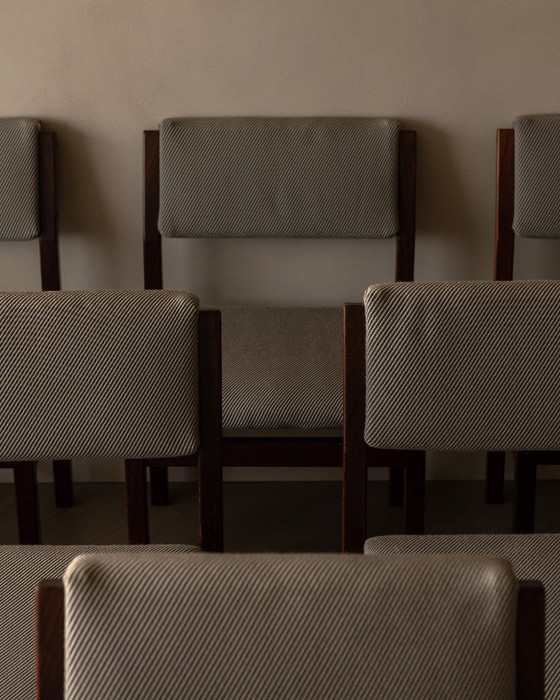 Image 1 of Set di 6 sedie da pranzo Pastoe SA07 – serie giapponese Cees Braakman – anni '60