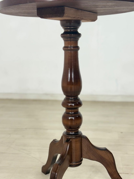 Image 1 of Keukentafel in koloniale stijl, lage tafel, bijzettafel, tuintafel, vintage keukentafel