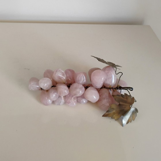 Image 1 of RAISINS DÉCORATIFS EN QUARTZ ROSE