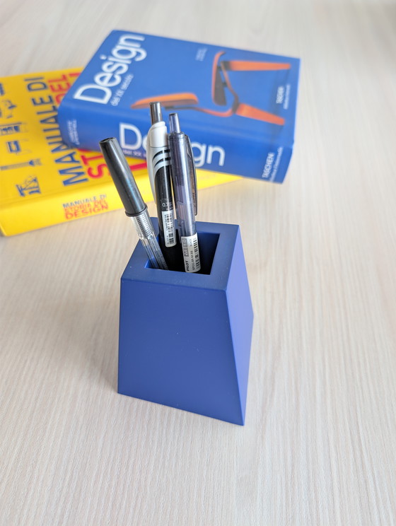 Image 1 of Zeldzame set Clino pennenhouders van Kartell, ontworpen door Enzo Mari.