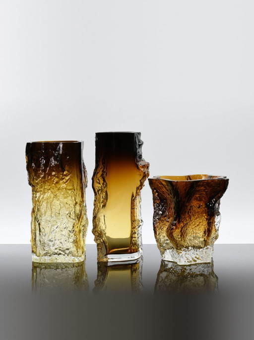 Kaj Blomqvist – Set of 3 Vases Kallio & Liepukka – Kumela, Finland, 1970s