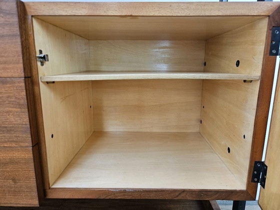 Image 1 of Anrichte aus Teakholz mit Eisenstruktur, 1960