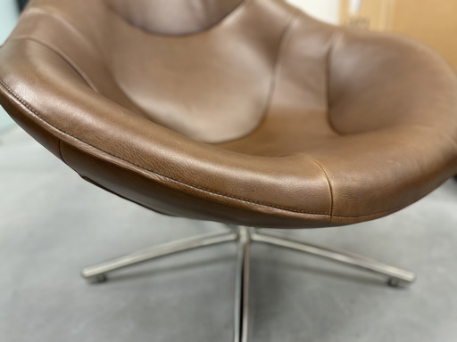 Label Vandenberg Hidde Fauteuil Dark Brown Leer