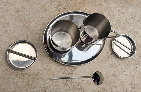 Image 1 of Set zucchero e latte WMF Chromargan Design in acciaio inox