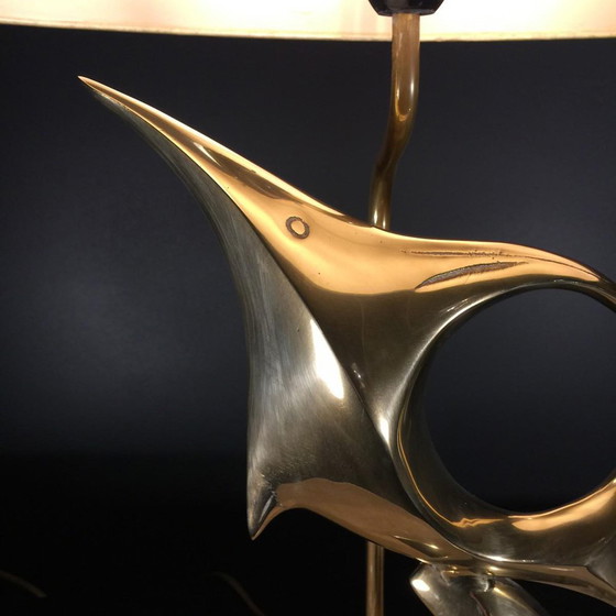 Modernist Sculptural Table Lamp, 1960 – Bronze, Metal, Design (photo 6 of 17)