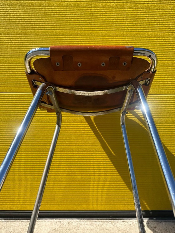 Image 1 of Vintage Les Arcs bar stool - Charlotte Perriand