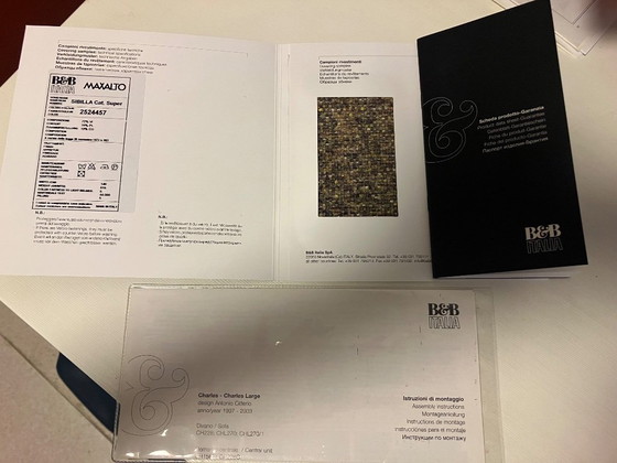 Image 1 of Canapé 3 places Charles de B&B