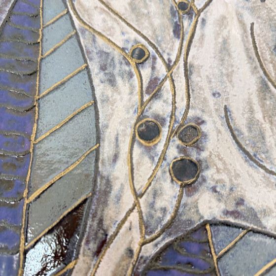 Image 1 of Ruscha Handarbeit Ceramic Wall Plate, 1970s Germany