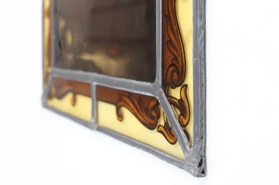 Image 1 of Vitrail signé d'après l'œuvre de Bartolomé Esteban Murillo