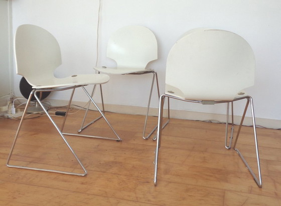 Image 1 of 4 Minsker dining chairs Fritz Hansen Denmark 1986