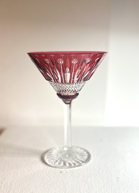 Image 1 of Set aus 3 Saint-Louis „Tommy“ Kristall-Cocktailgläsern – handgeschliffen