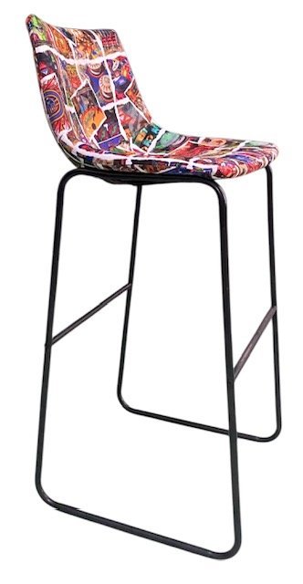 Flipperkast barkrukken