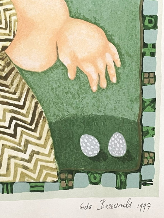Ada Breedveld (1944) - Viens à mes oreilles (Jumelles Cerises) – Lithographies et sérigraphies, Wood (photo 5 of 6)