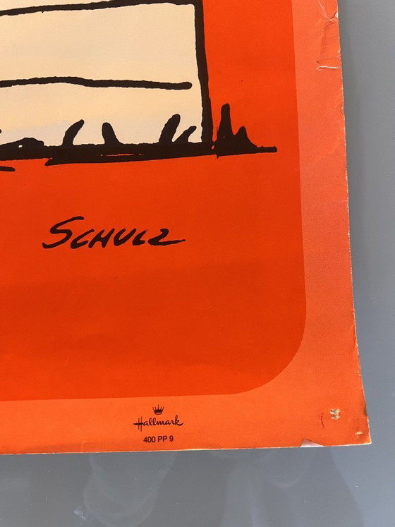 Image 1 of Vintage Snoopy 'It's a Dog's Life'-poster, naar een ontwerp van Charles Schulz, Frankrijk, 1971.